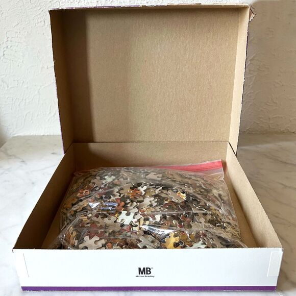 Vintage 1998 Sew, Sew Relaxing Charles Wysocki 1000 Piece Cat Puzzle - Complete - Picture 4 of 9